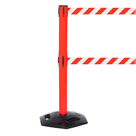 WeatherMaster Twin 250, Red, 11' Red/White NO ENTRY Belt